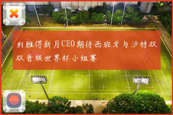 利雅得新月CEO期待西班牙与沙特双双晋级世界杯小组赛